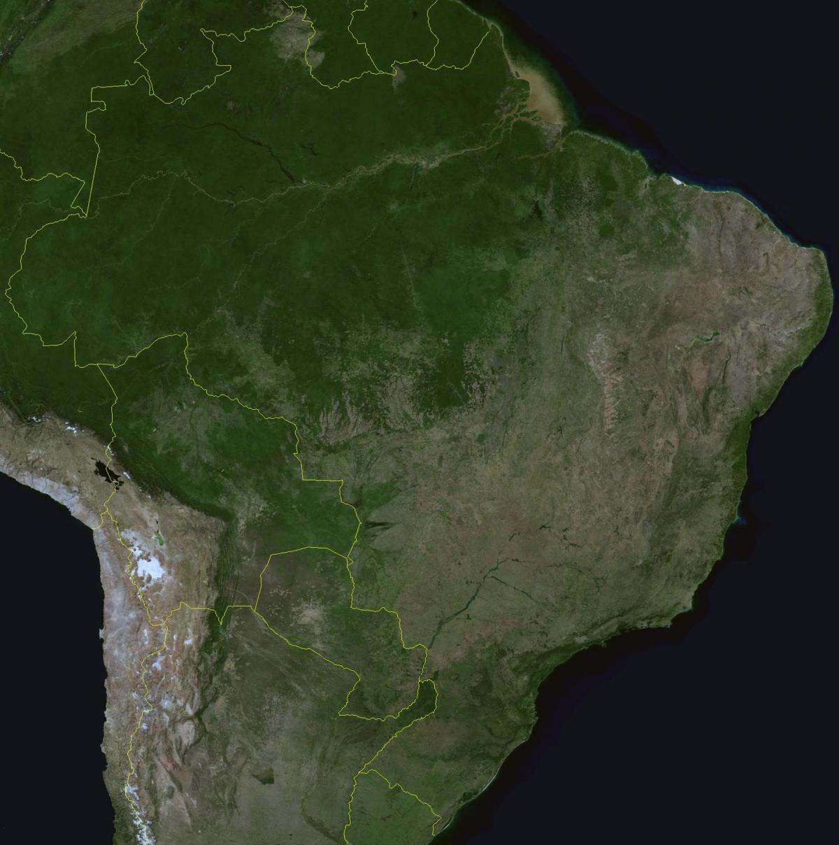 карта неба Бразилии